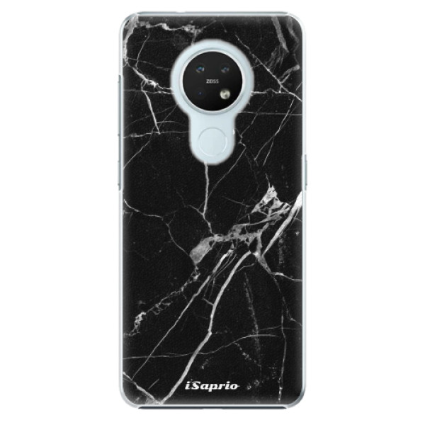 Plastové puzdro iSaprio - Black Marble 18 - Nokia 7.2