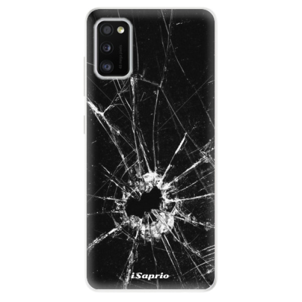 Odolné silikónové puzdro iSaprio - Broken Glass 10 - Samsung Galaxy A41