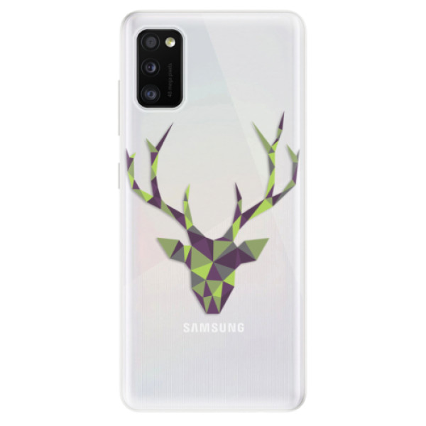 Odolné silikónové puzdro iSaprio - Deer Green - Samsung Galaxy A41