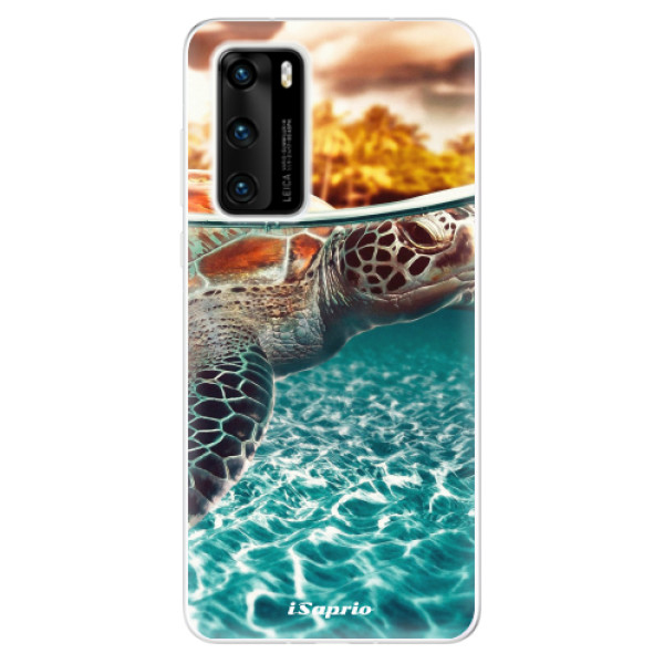 Odolné silikónové puzdro iSaprio - Turtle 01 - Huawei P40