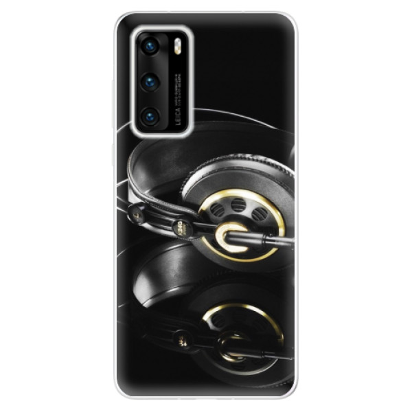 Odolné silikónové puzdro iSaprio - Headphones 02 - Huawei P40