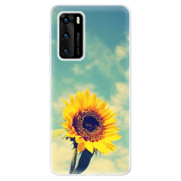 Odolné silikónové puzdro iSaprio - Sunflower 01 - Huawei P40