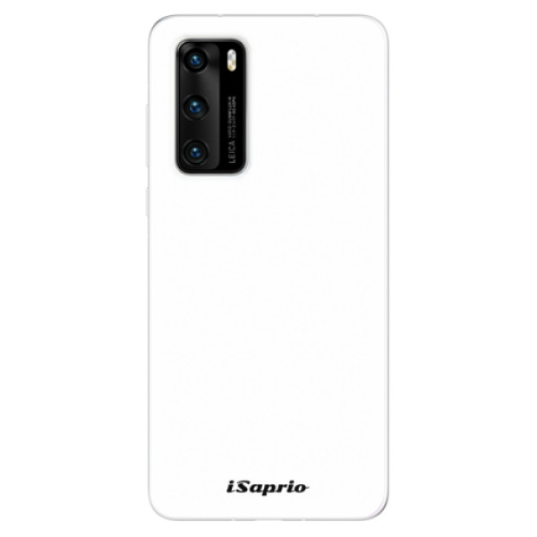 Odolné silikónové puzdro iSaprio - 4Pure - bílý - Huawei P40