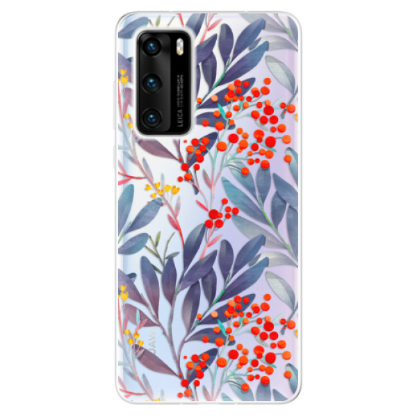 Odolné silikónové puzdro iSaprio - Rowanberry - Huawei P40