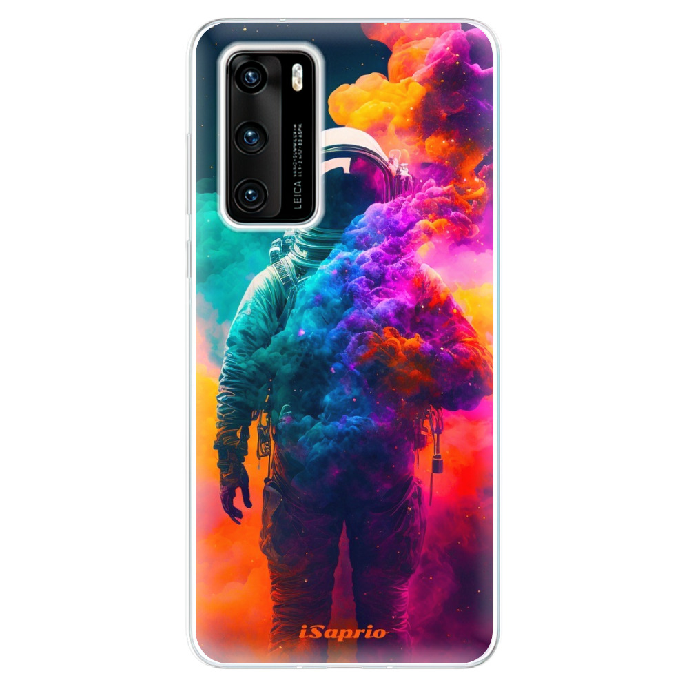 Odolné silikónové puzdro iSaprio - Astronaut in Colors - Huawei P40