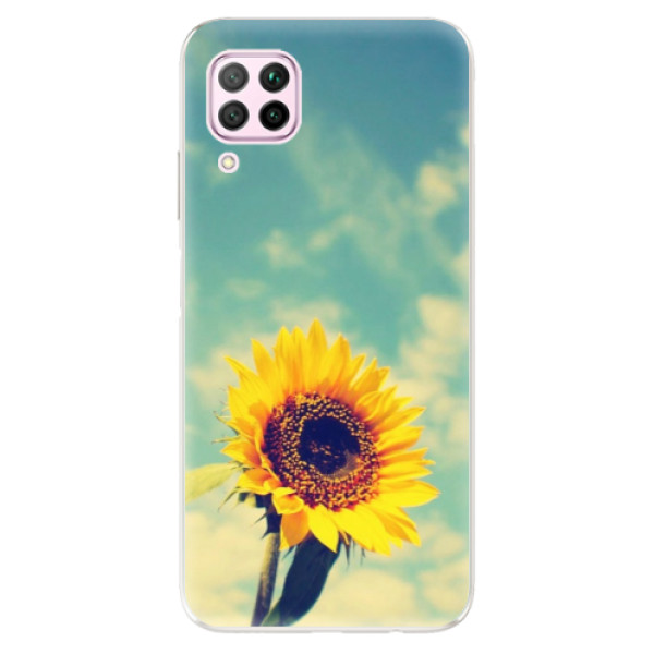 Odolné silikónové puzdro iSaprio - Sunflower 01 - Huawei P40 Lite
