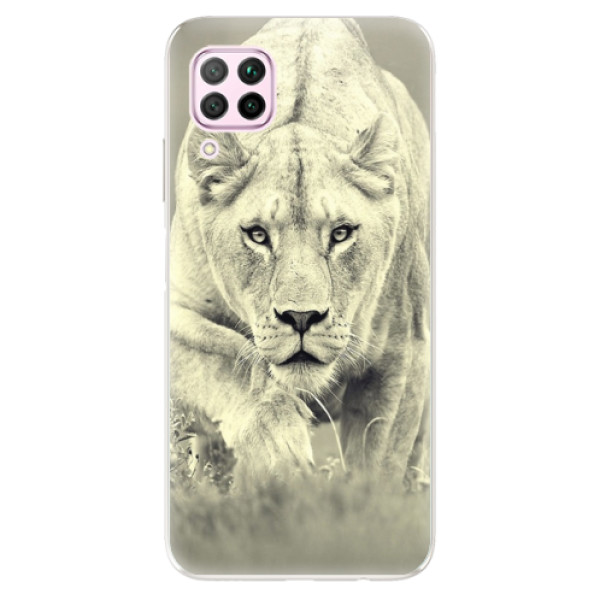 Odolné silikónové puzdro iSaprio - Lioness 01 - Huawei P40 Lite