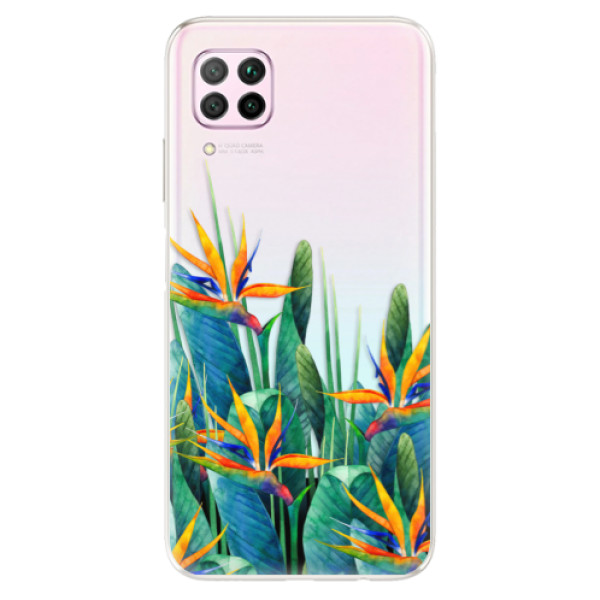 Odolné silikónové puzdro iSaprio - Exotic Flowers - Huawei P40 Lite