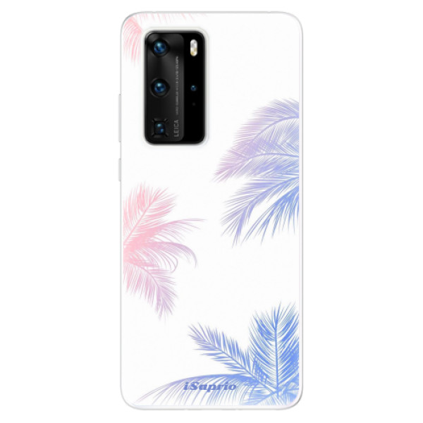 Odolné silikónové puzdro iSaprio - Digital Palms 10 - Huawei P40 Pro
