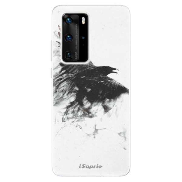 Odolné silikónové puzdro iSaprio - Dark Bird 01 - Huawei P40 Pro