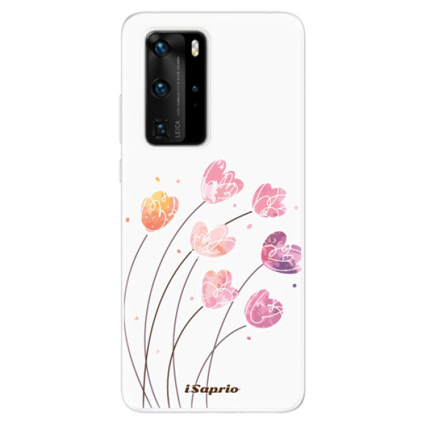 Odolné silikónové puzdro iSaprio - Flowers 14 - Huawei P40 Pro
