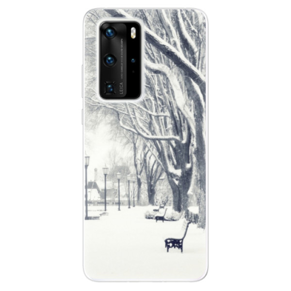 Odolné silikónové puzdro iSaprio - Snow Park - Huawei P40 Pro