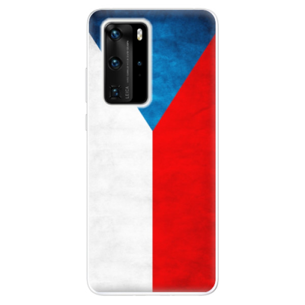 Odolné silikónové puzdro iSaprio - Czech Flag - Huawei P40 Pro