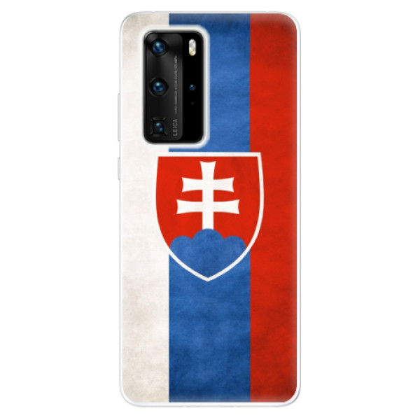 Odolné silikónové puzdro iSaprio - Slovakia Flag - Huawei P40 Pro