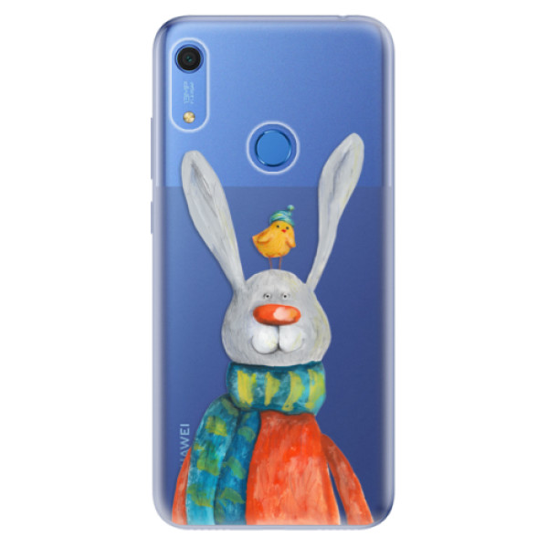 Odolné silikónové puzdro iSaprio - Rabbit And Bird - Huawei Y6s