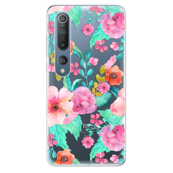 Odolné silikónové puzdro iSaprio - Flower Pattern 01 - Xiaomi Mi 10 / Mi 10 Pro