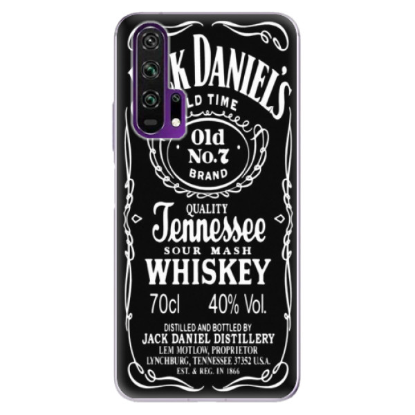 Odolné silikónové puzdro iSaprio - Jack Daniels - Honor 20 Pro