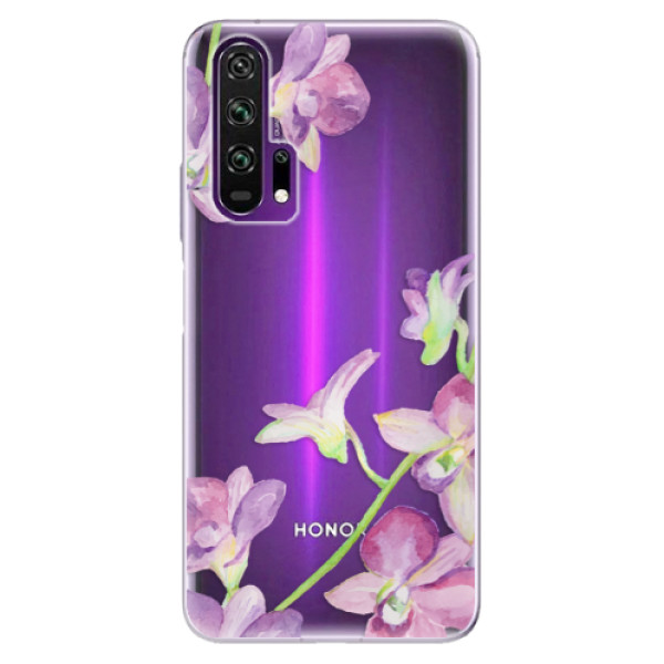 Odolné silikónové puzdro iSaprio - Purple Orchid - Honor 20 Pro