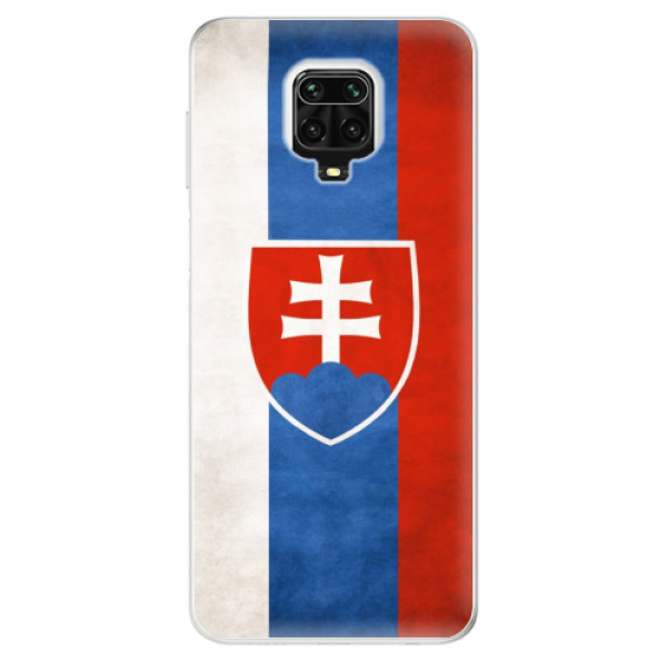 Odolné silikónové puzdro iSaprio - Slovakia Flag - Xiaomi Redmi Note 9 Pro / Note 9S