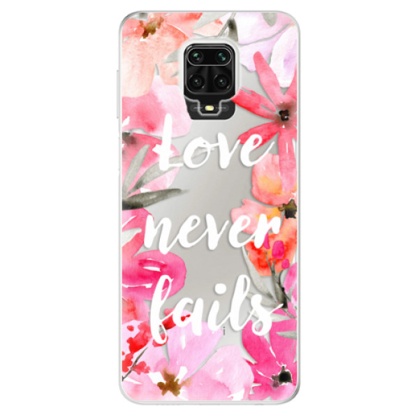 Odolné silikónové puzdro iSaprio - Love Never Fails - Xiaomi Redmi Note 9 Pro / Note 9S
