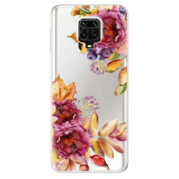 Odolné silikónové puzdro iSaprio - Fall Flowers - Xiaomi Redmi Note 9 Pro / Note 9S