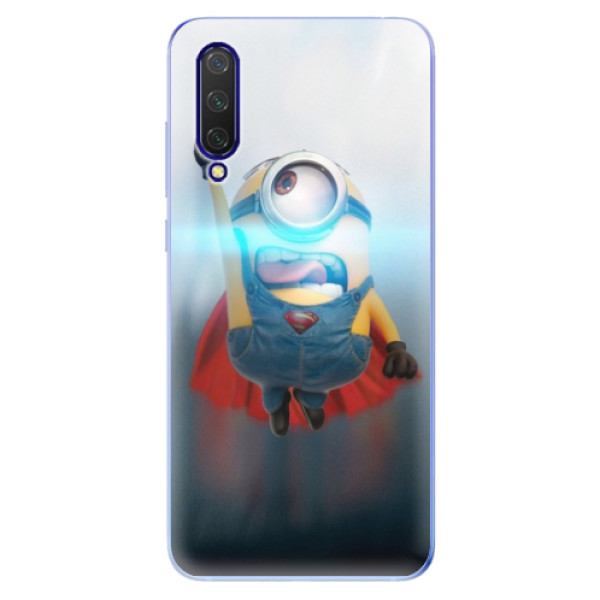 Odolné silikónové puzdro iSaprio - Mimons Superman 02 - Xiaomi Mi 9 Lite