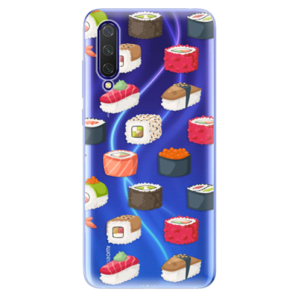 Odolné silikónové puzdro iSaprio - Sushi Pattern - Xiaomi Mi 9 Lite