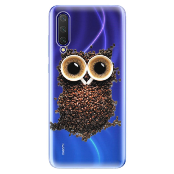 Odolné silikónové puzdro iSaprio - Owl And Coffee - Xiaomi Mi 9 Lite