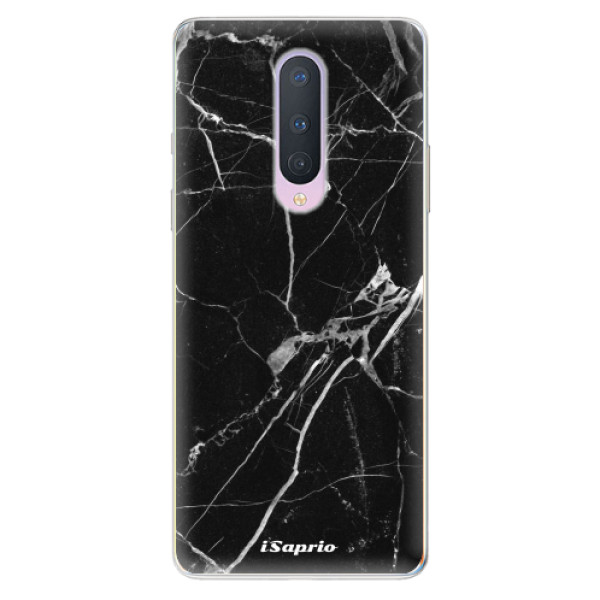 Odolné silikónové puzdro iSaprio - Black Marble 18 - OnePlus 8