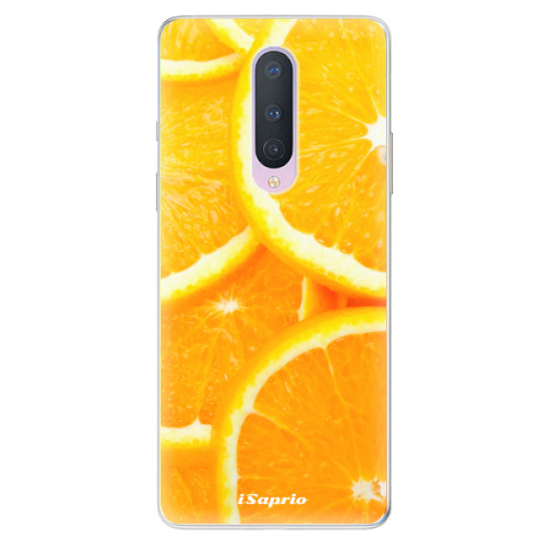 Odolné silikónové puzdro iSaprio - Orange 10 - OnePlus 8