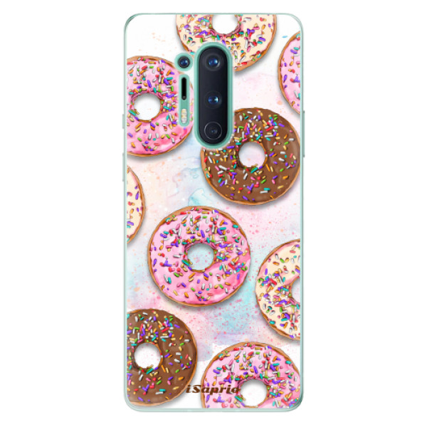 Odolné silikónové puzdro iSaprio - Donuts 11 - OnePlus 8 Pro