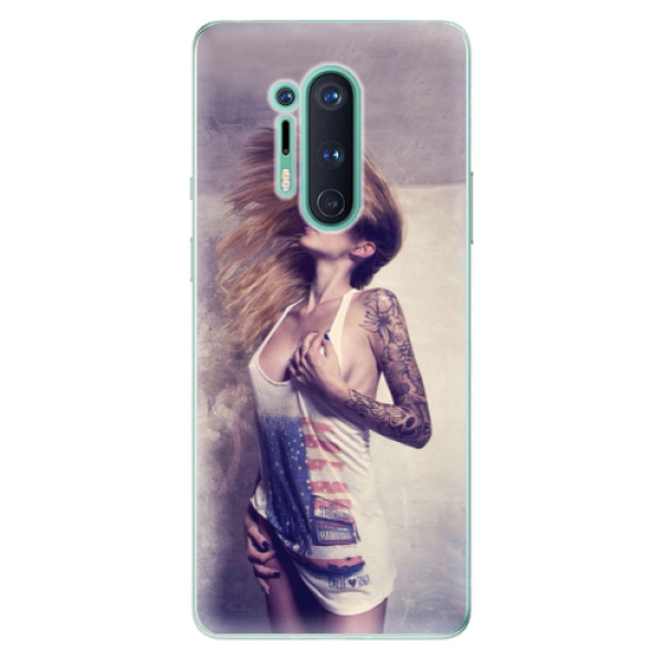 Odolné silikónové puzdro iSaprio - Girl 01 - OnePlus 8 Pro