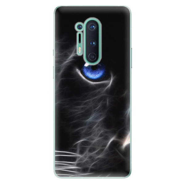 Odolné silikónové puzdro iSaprio - Black Puma - OnePlus 8 Pro