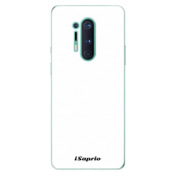 Odolné silikónové puzdro iSaprio - 4Pure - bílý - OnePlus 8 Pro