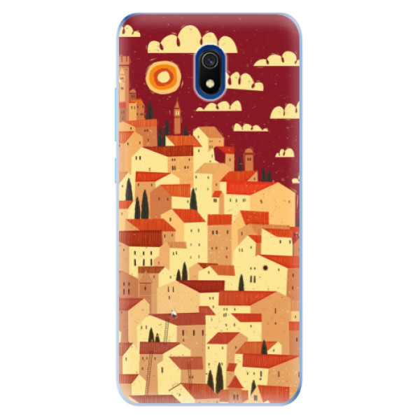 Odolné silikónové puzdro iSaprio - Mountain City - Xiaomi Redmi 8A