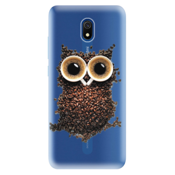 Odolné silikónové puzdro iSaprio - Owl And Coffee - Xiaomi Redmi 8A