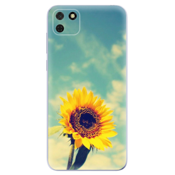 Odolné silikónové puzdro iSaprio - Sunflower 01 - Huawei Y5p