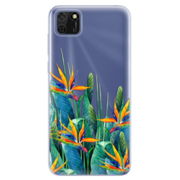 Odolné silikónové puzdro iSaprio - Exotic Flowers - Huawei Y5p