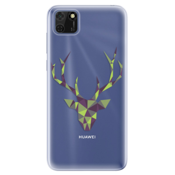 Odolné silikónové puzdro iSaprio - Deer Green - Huawei Y5p