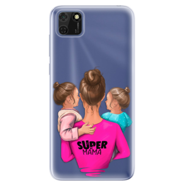 Odolné silikónové puzdro iSaprio - Super Mama - Two Girls - Huawei Y5p
