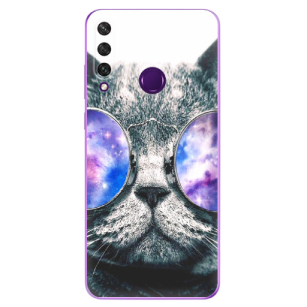 Odolné silikónové puzdro iSaprio - Galaxy Cat - Huawei Y6p