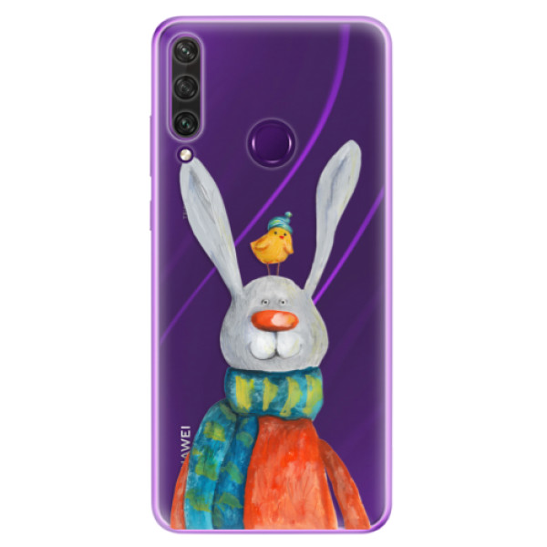 Odolné silikónové puzdro iSaprio - Rabbit And Bird - Huawei Y6p