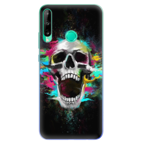 Odolné silikónové puzdro iSaprio - Skull in Colors - Huawei P40 Lite E
