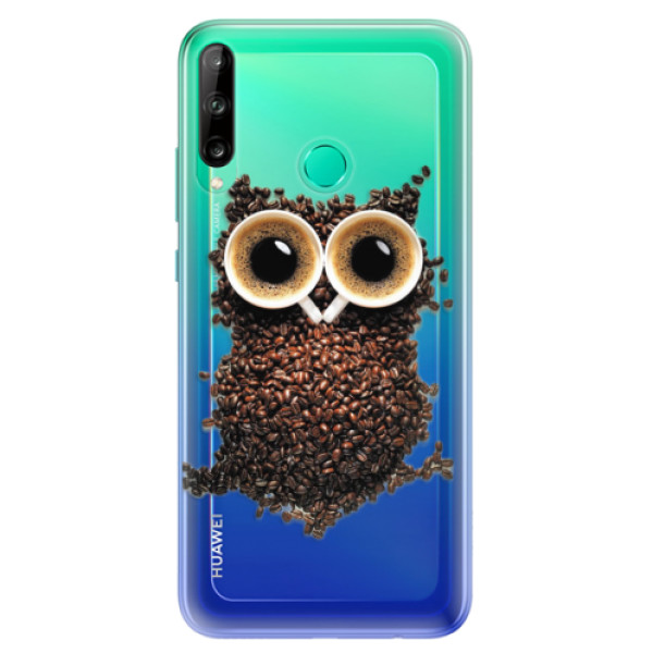 Odolné silikónové puzdro iSaprio - Owl And Coffee - Huawei P40 Lite E