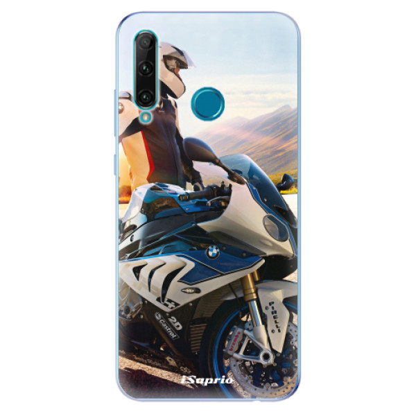 Odolné silikónové puzdro iSaprio - Motorcycle 10 - Honor 20e