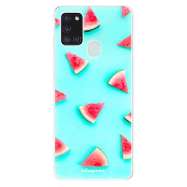 Odolné silikónové puzdro iSaprio - Melon Patern 10 - Samsung Galaxy A21s