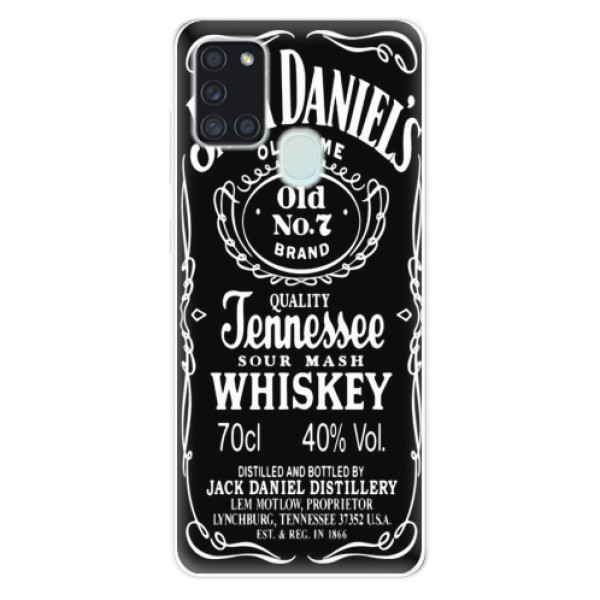 Odolné silikónové puzdro iSaprio - Jack Daniels - Samsung Galaxy A21s
