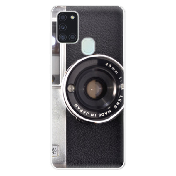 Odolné silikónové puzdro iSaprio - Vintage Camera 01 - Samsung Galaxy A21s