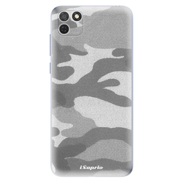 Odolné silikónové puzdro iSaprio - Gray Camuflage 02 - Honor 9S