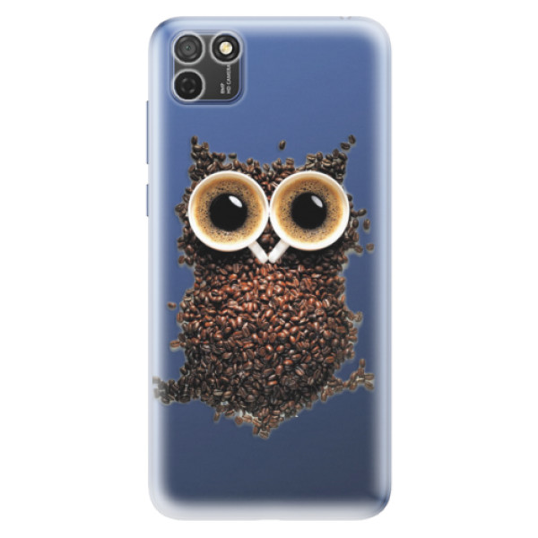Odolné silikónové puzdro iSaprio - Owl And Coffee - Honor 9S